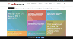 Desktop Screenshot of media-max.ro